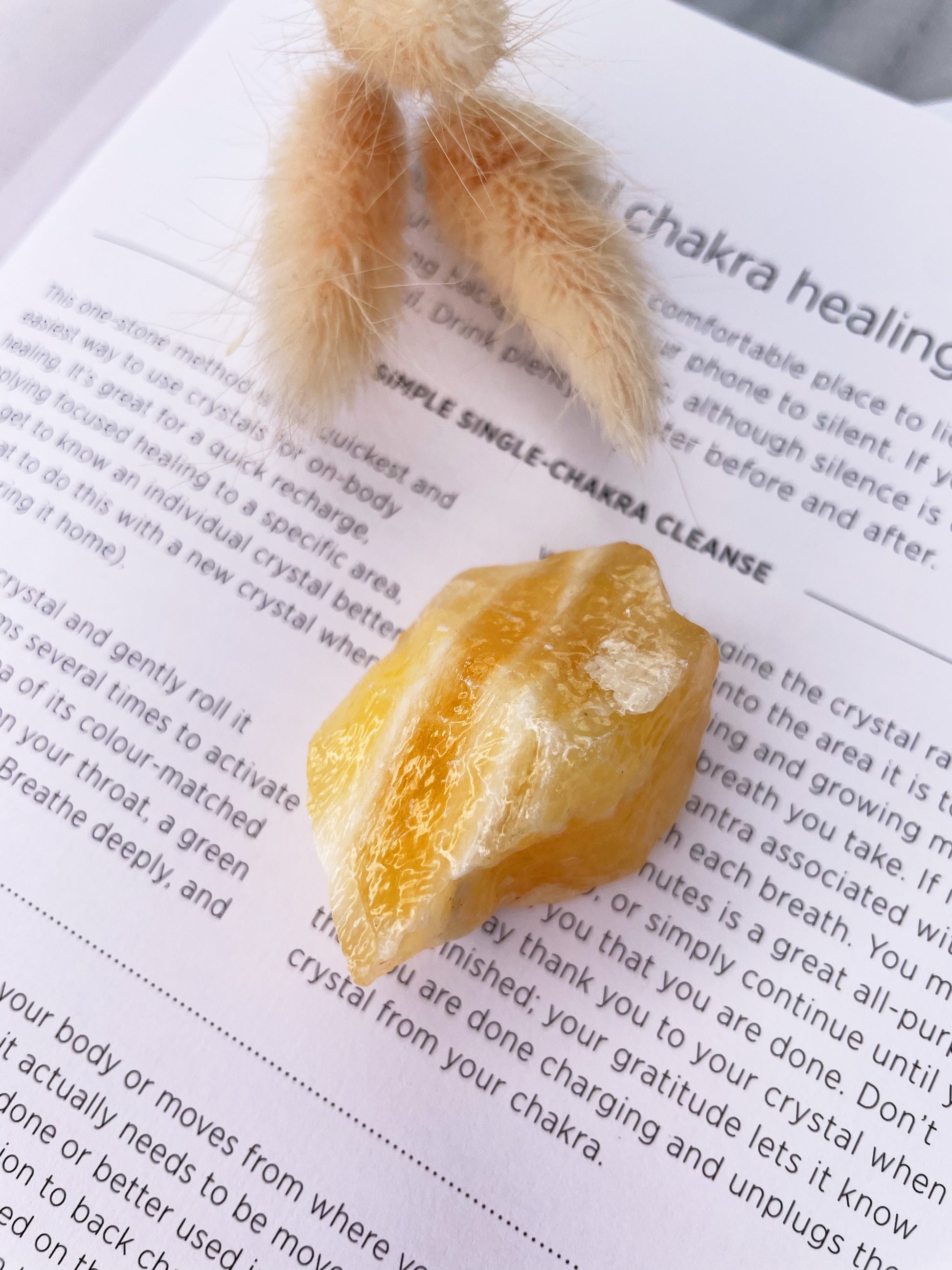 Orange Calcite | Rough