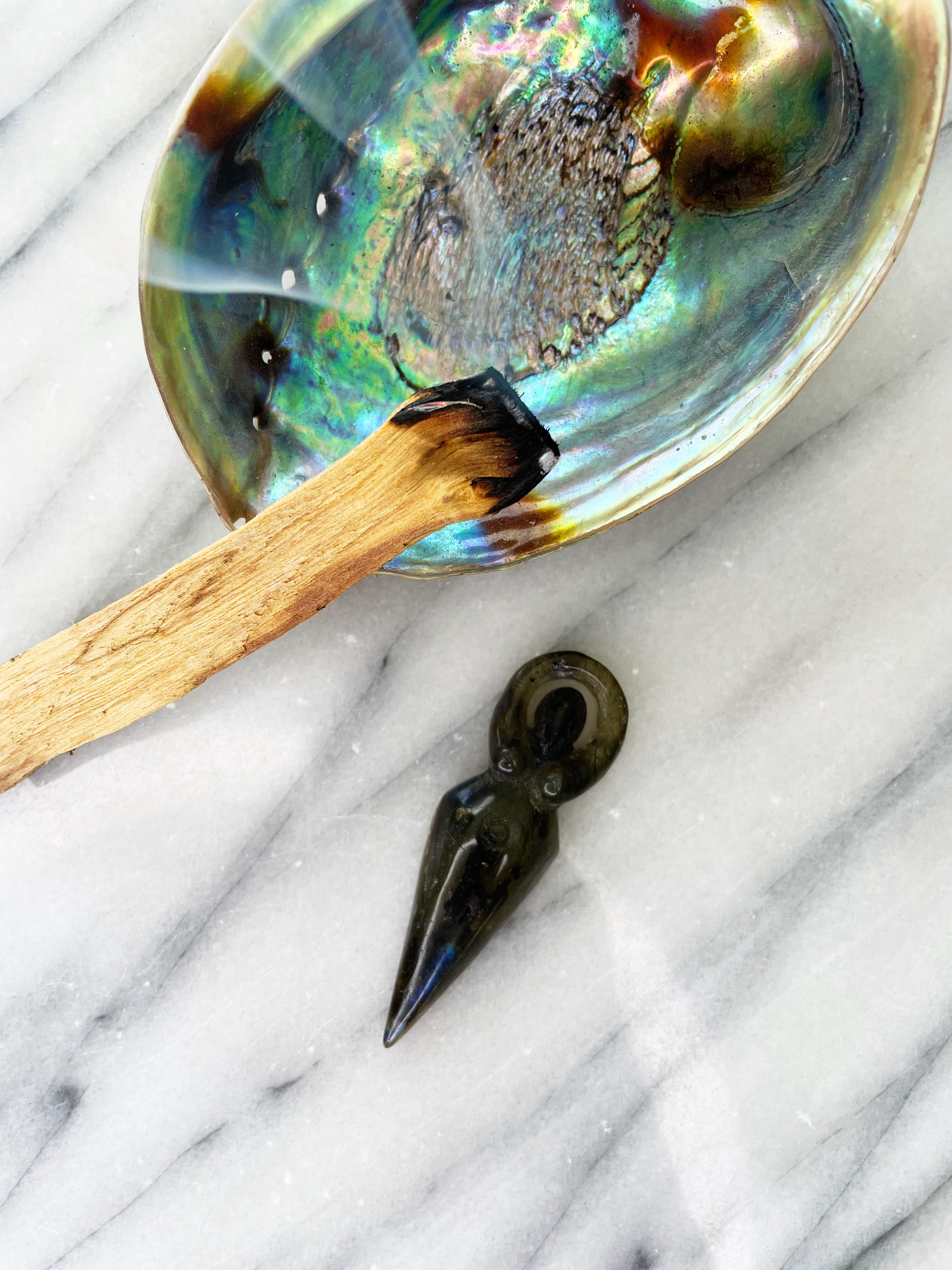 Labradorite Goddess | Carving