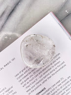 Clear Quartz | Palm Stone
