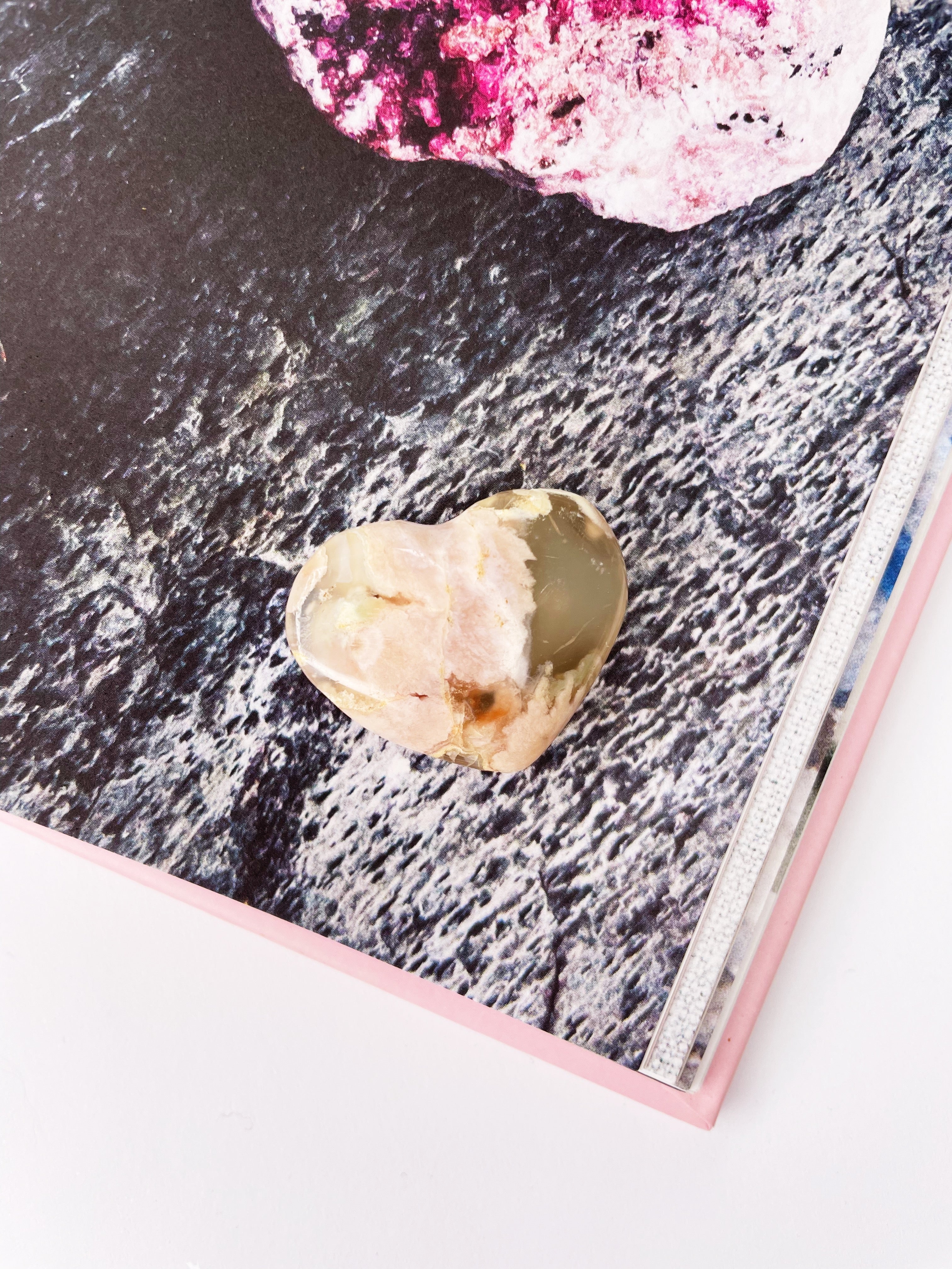 Flower Agate Heart | Specimen