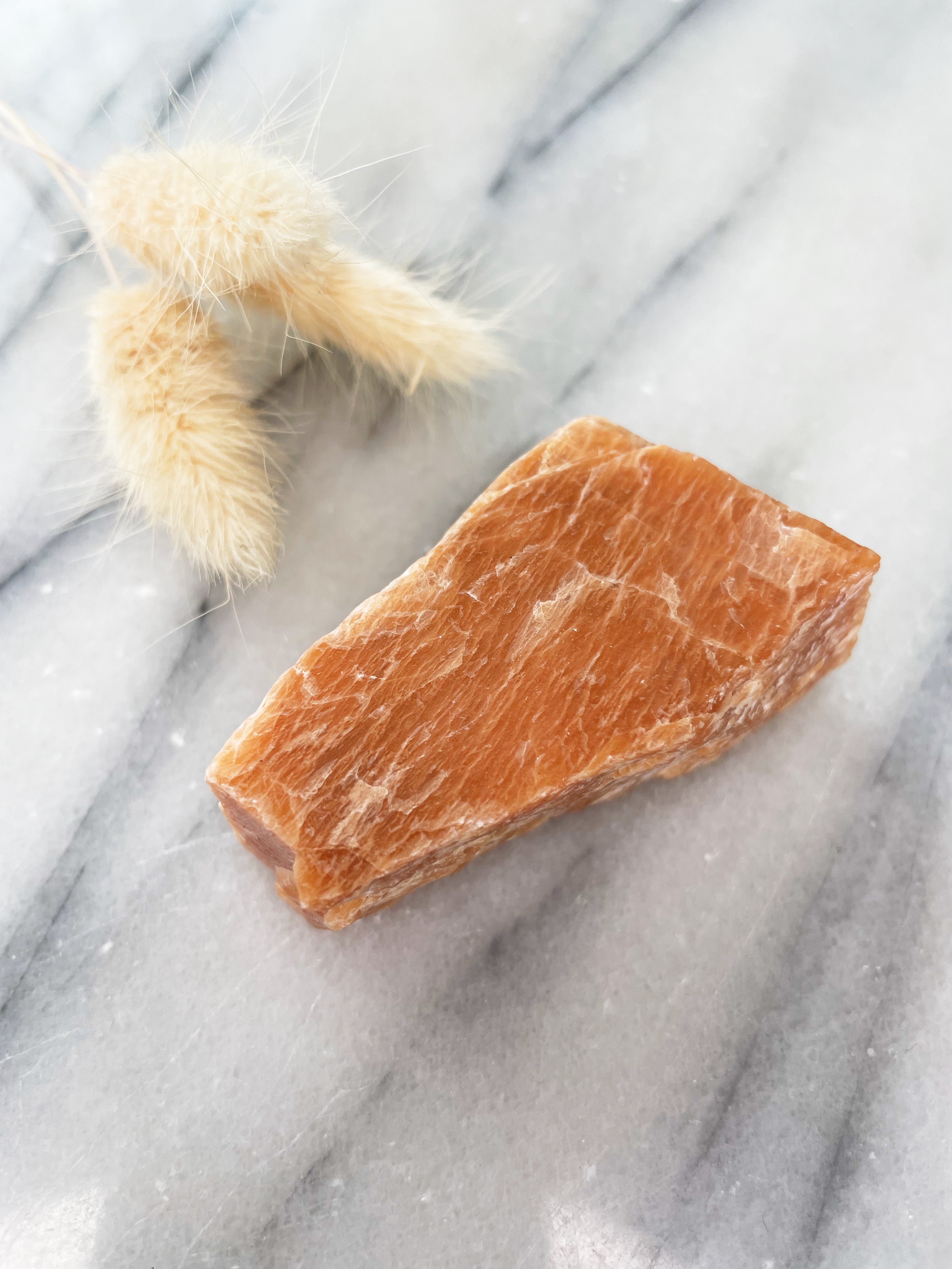 Orange Moonstone | Rough