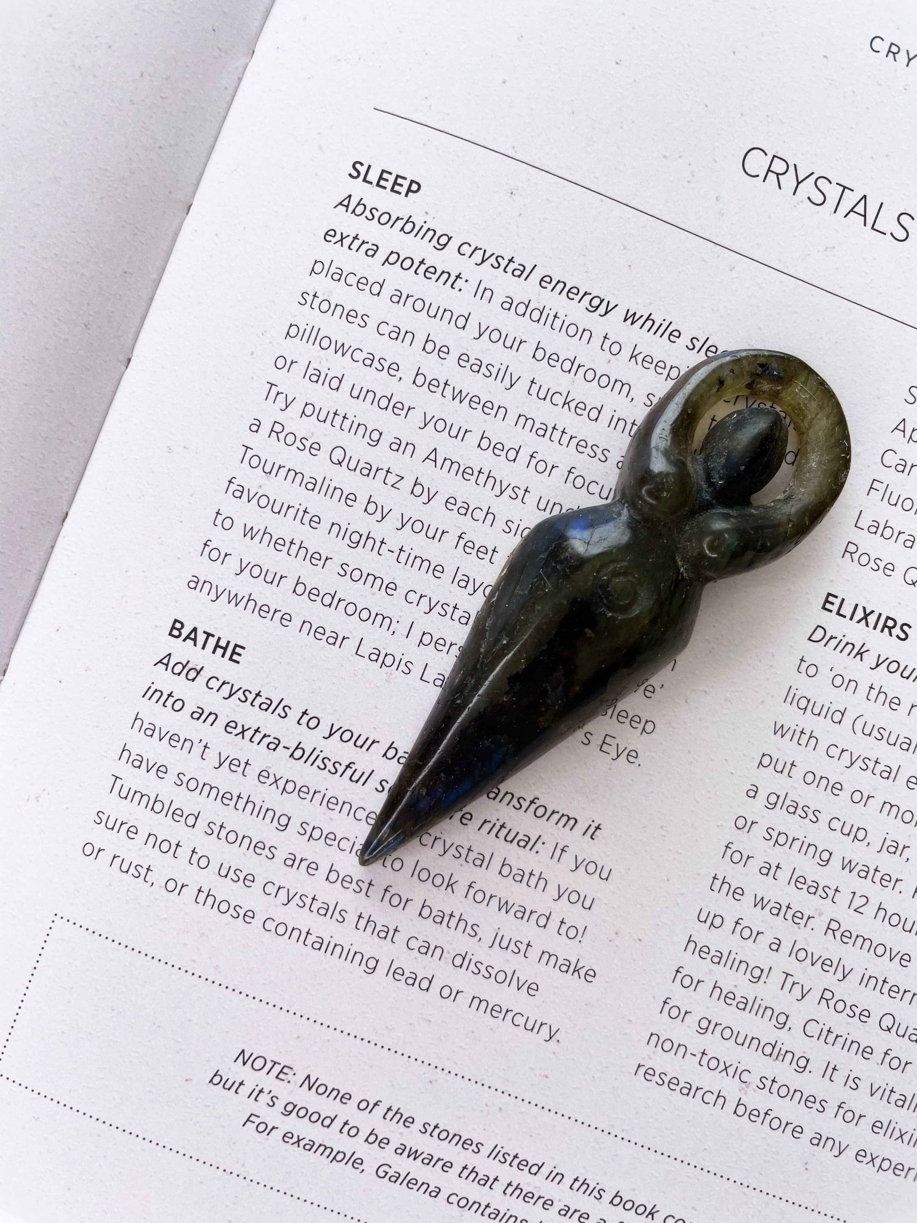 Labradorite Goddess | Carving