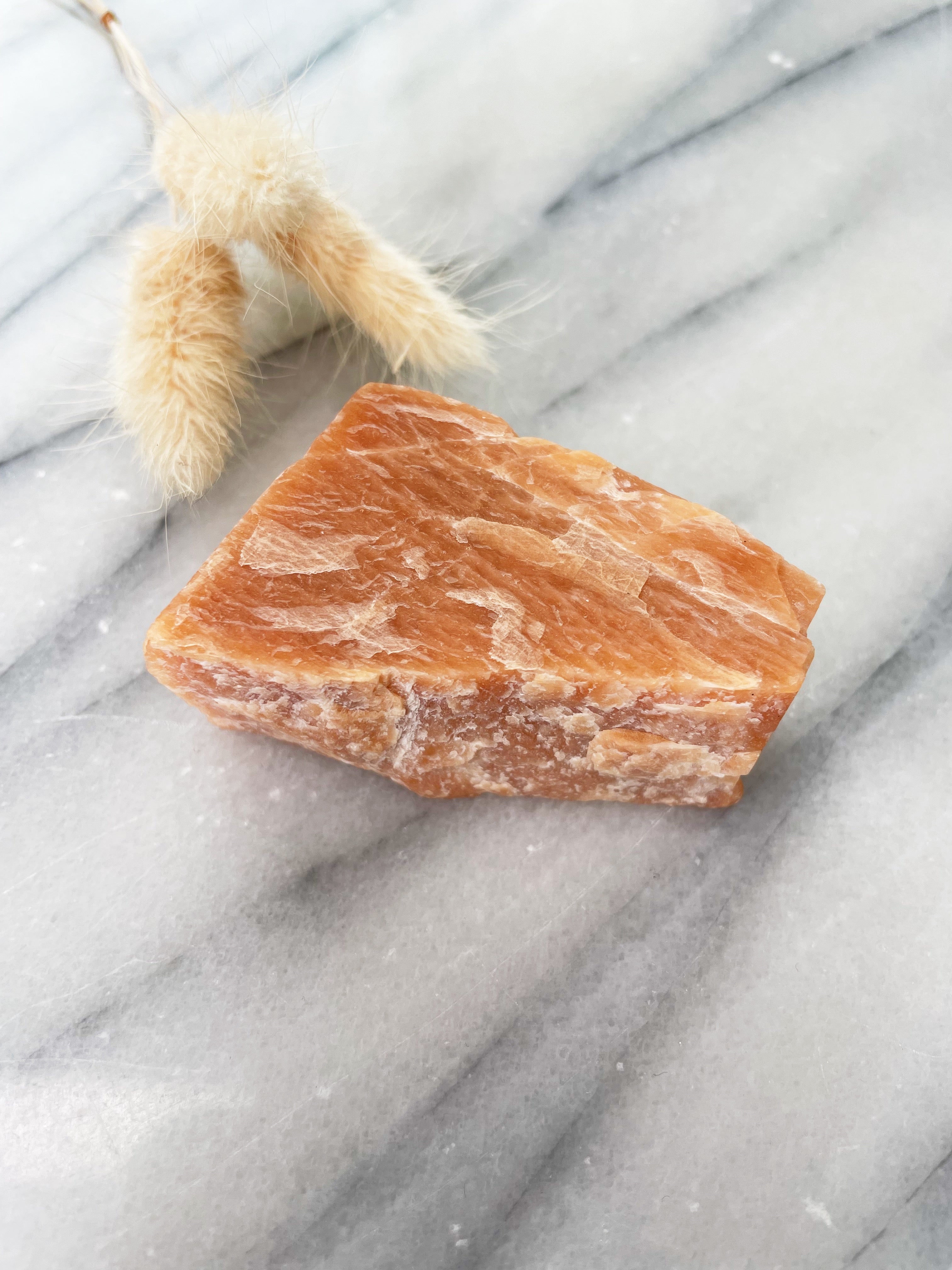 Orange Moonstone | Rough