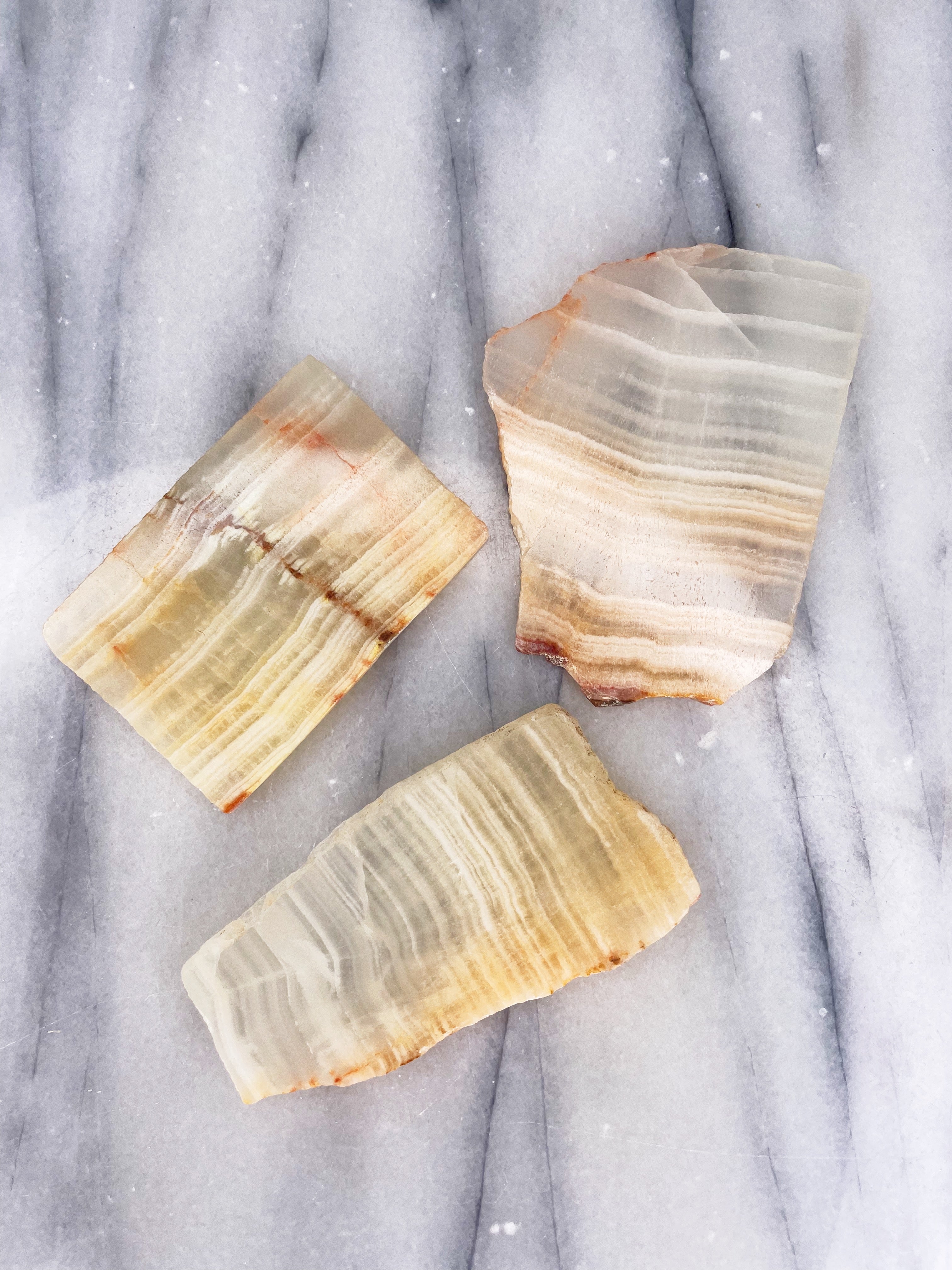 Rainbow Banded Calcite | Slices