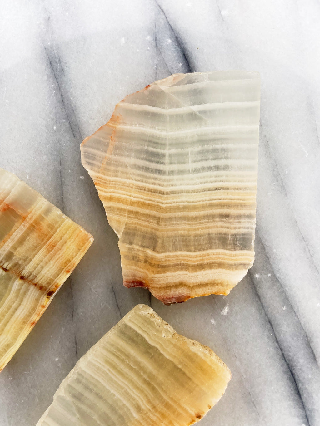 Rainbow Banded Calcite | Slices